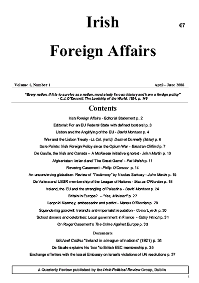 Irish Foreign Affairs Magazine